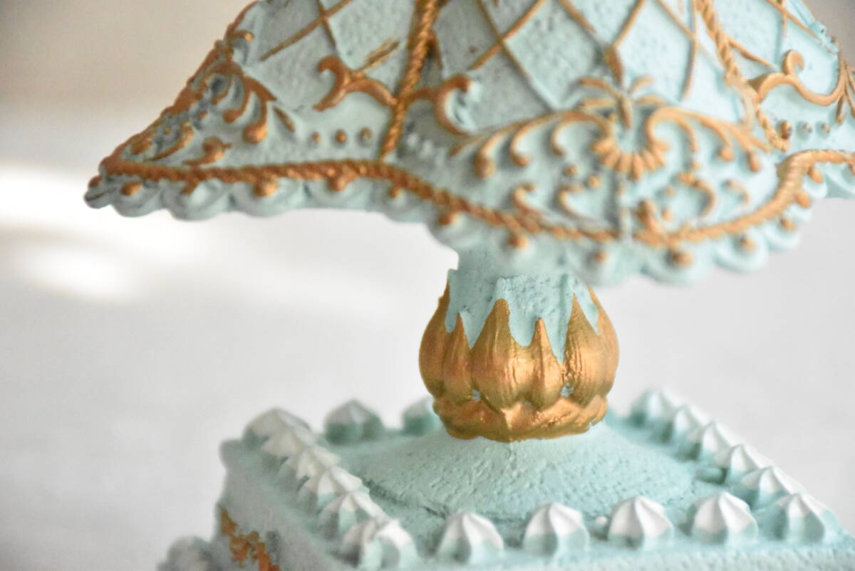 PAY4*HA18* Gin ja- хлеб tree * мята * елка * пастель голубой * высота 25.* произведение искусства * Рождество *HARMONIER * Hal moni a