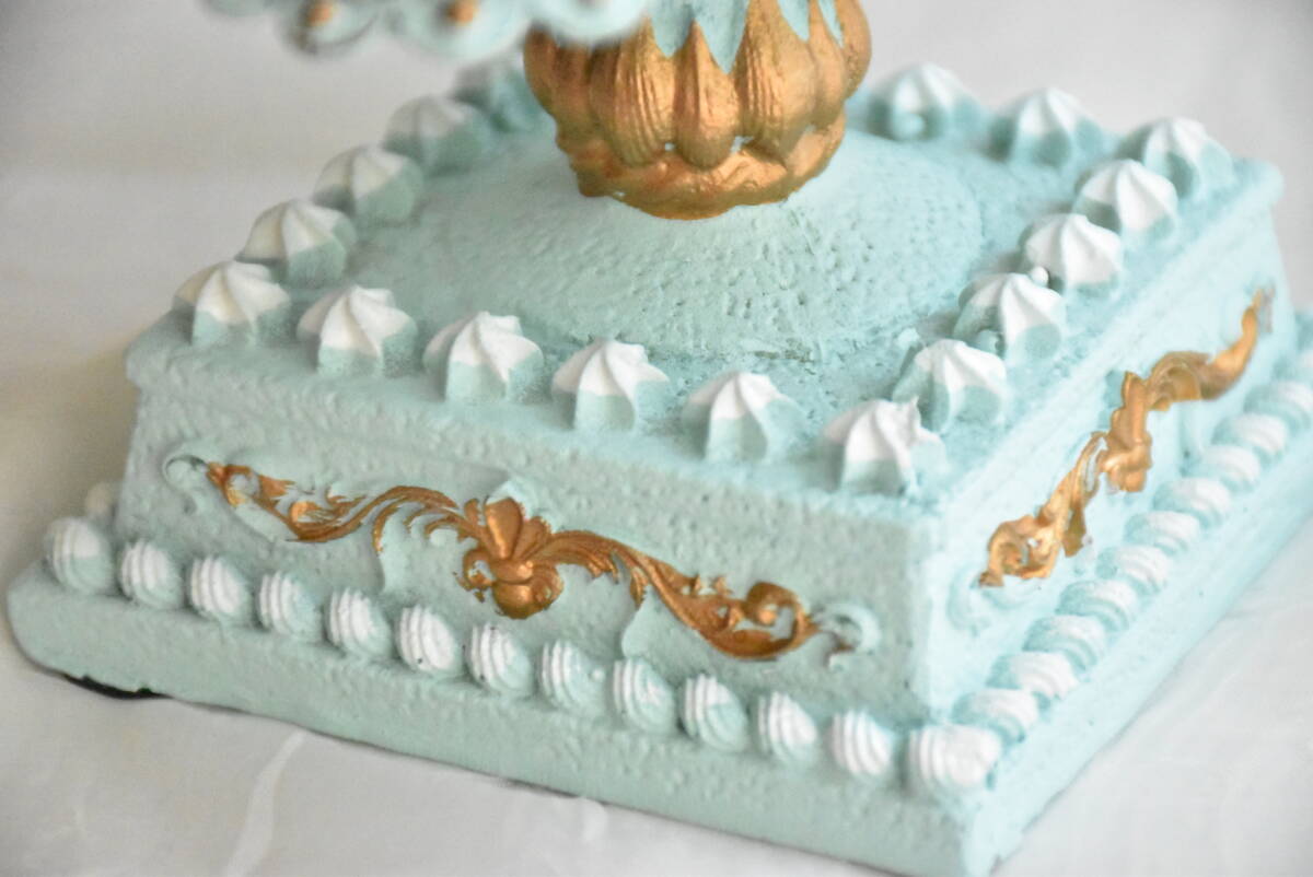 PAY4*HA18* Gin ja- хлеб tree * мята * елка * пастель голубой * высота 25.* произведение искусства * Рождество *HARMONIER * Hal moni a