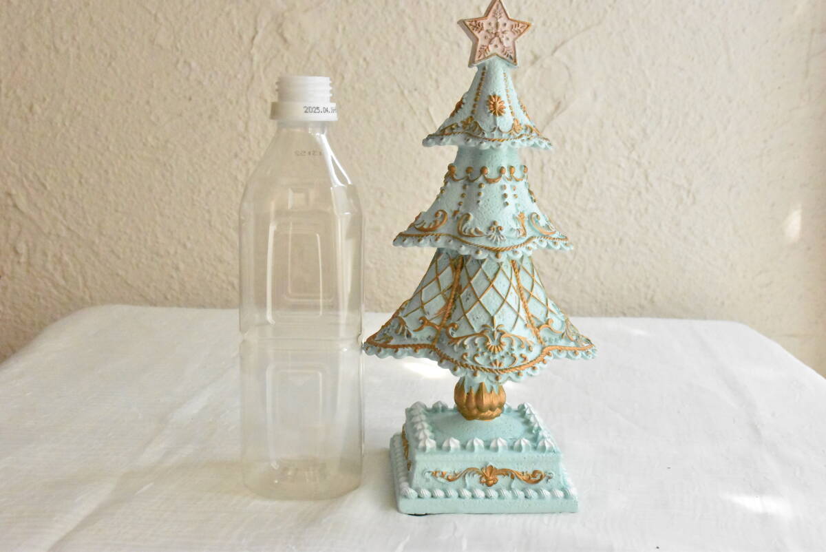 PAY4*HA18* Gin ja- хлеб tree * мята * елка * пастель голубой * высота 25.* произведение искусства * Рождество *HARMONIER * Hal moni a