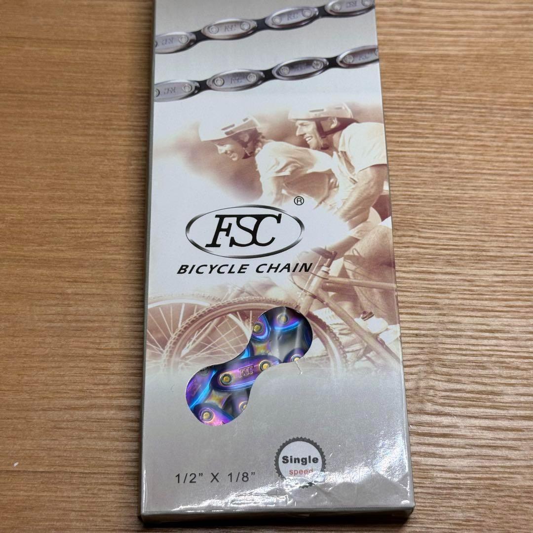 [新品] シングルやピストのカスタムに！アーモンドチェーン　オイルスリック