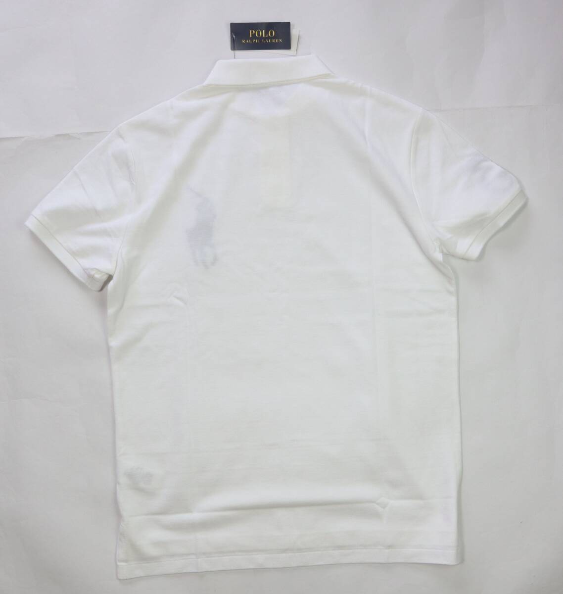 ★POLOラルフローレン★半袖ポロシャツ（US-M、日本Lサイズ、ホワイト）定価20900円新品_画像3