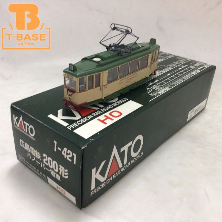 カトー HO 1-421 広島電鉄 200形 ハノーバー電車 1円〜 動作確認済み KATO HOゲージ 1-421 広島電鉄 200形