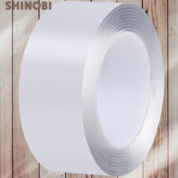 車用ドアフィルム テープ式 ボディ保護フィルム テープ式 車ドア保護 キズ防止透明特殊糊 カーラッピングフィルム 7CM幅 × 5M_画像1