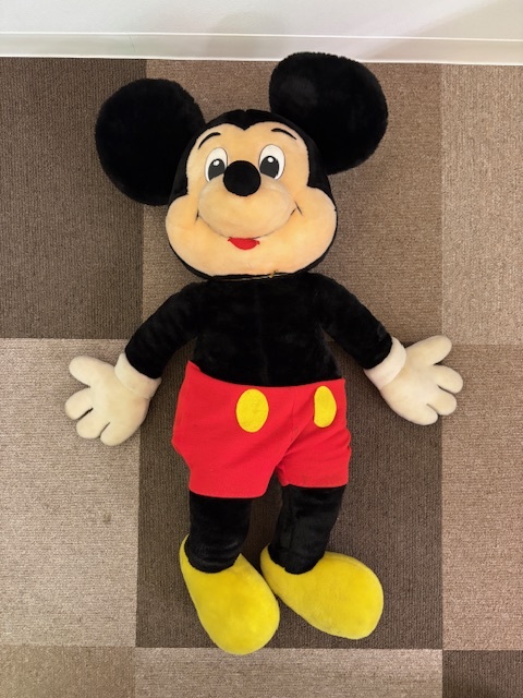 N42194D* Disney Mickey Mouse очень большой мягкая игрушка Tokyo Disney Land общая длина примерно 70cm BIG большой Disney TDL