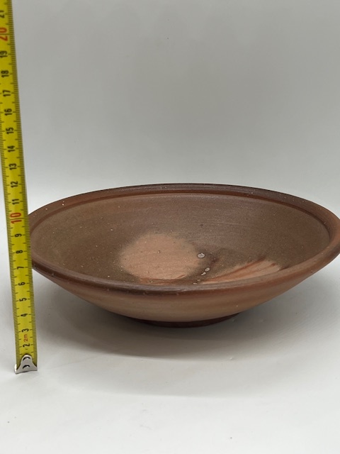 AKa2958 伊勢崎満 備前焼 皿 共箱 K7799□【未使用保管品!!】 伊勢崎満 作 備前焼 八寸皿 共箱