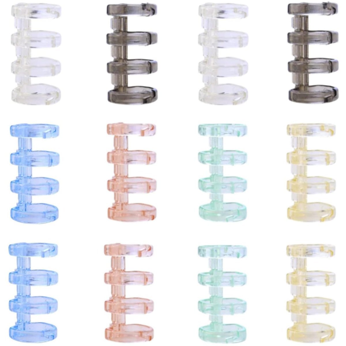  бесплатная доставка! файл книга@ сборный пластиковый жнец -6 цвет легкий в использовании A4|A5|B5 переплёт для ...12 штук входит 4 дыра Vine 