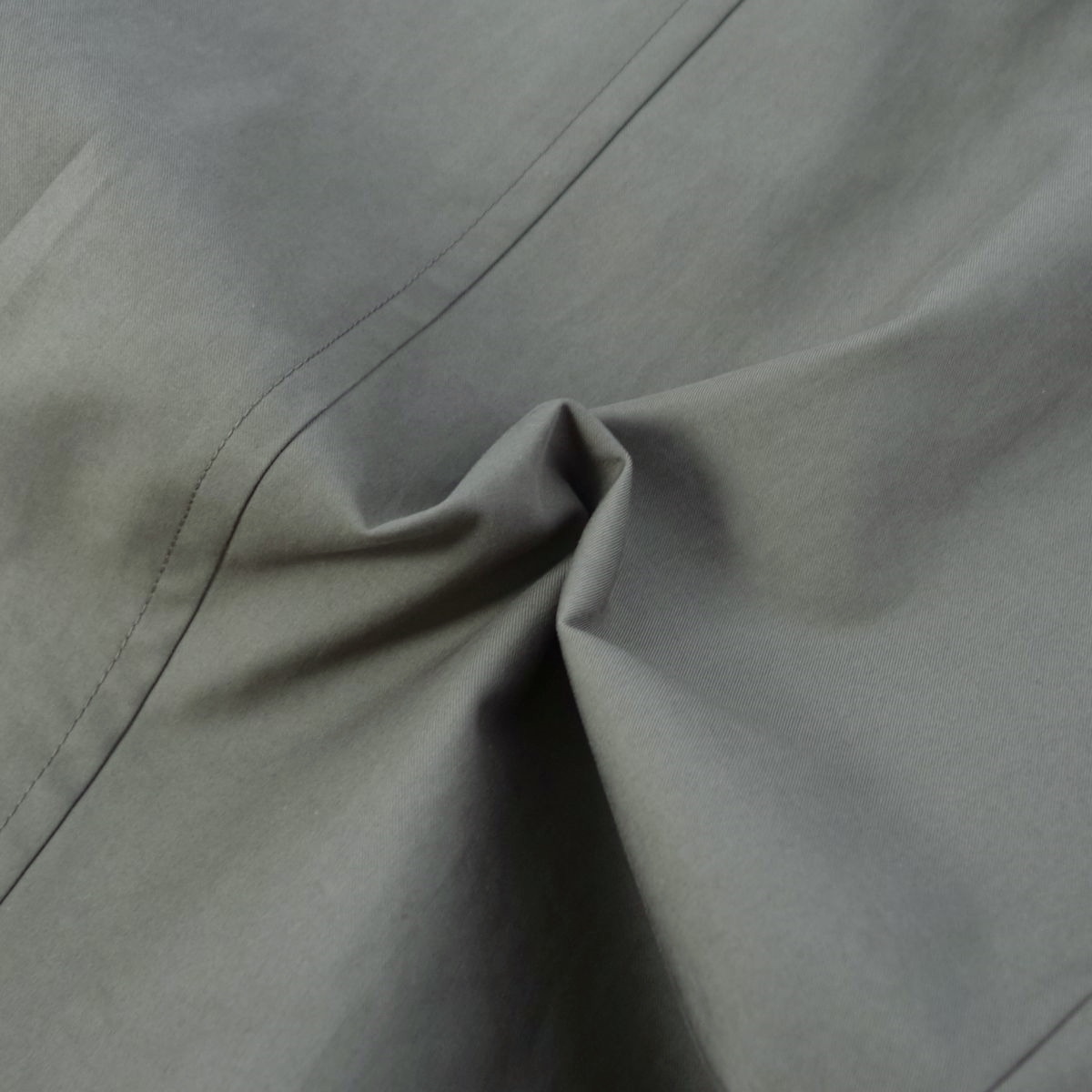 美品 エルメス HERMES コート 21AW シングル トレンチコート コットン アウター メンズ 50(M相當(dāng)) カーキグリーン ce06ms-rm20e31444