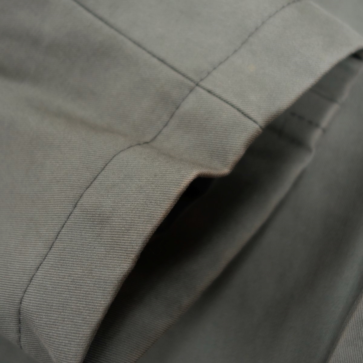 美品 エルメス HERMES コート 21AW シングル トレンチコート コットン アウター メンズ 50(M相當(dāng)) カーキグリーン ce06ms-rm20e31444