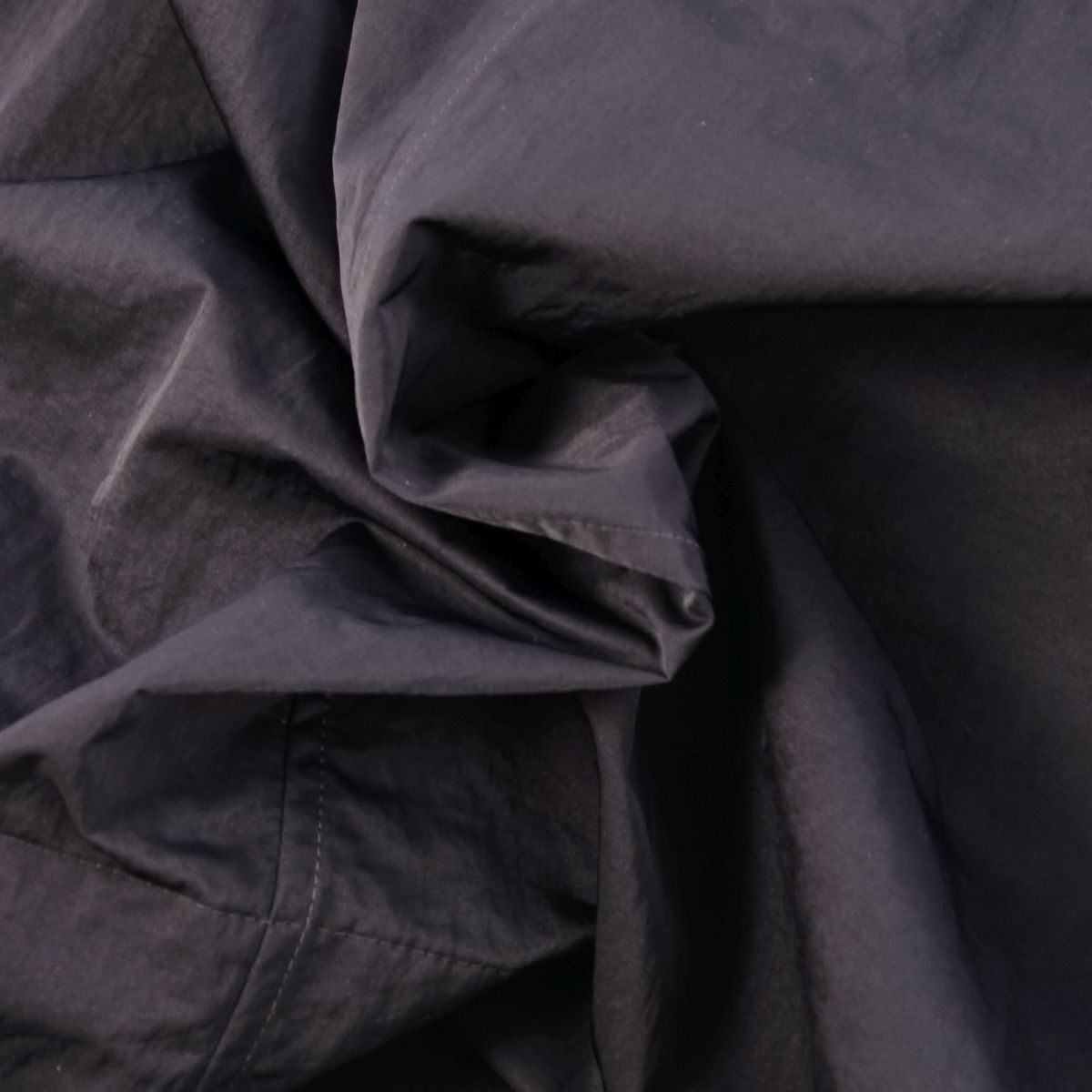 未使用 ボッテガヴェネタ BOTTEGA VENETA コート 2023 ロングコート フード付き ナイロン アウター メンズ L ブラック ce06mm-rm10e31524