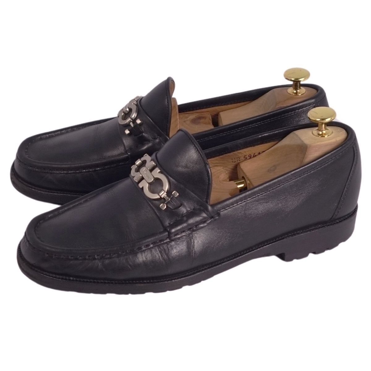  Salvatore Ferragamo Salvatore Ferragamo Loafer мокасины gun chi-ni мужской 7.5EE(25.5cm) черный ce06mt-rm10e31419