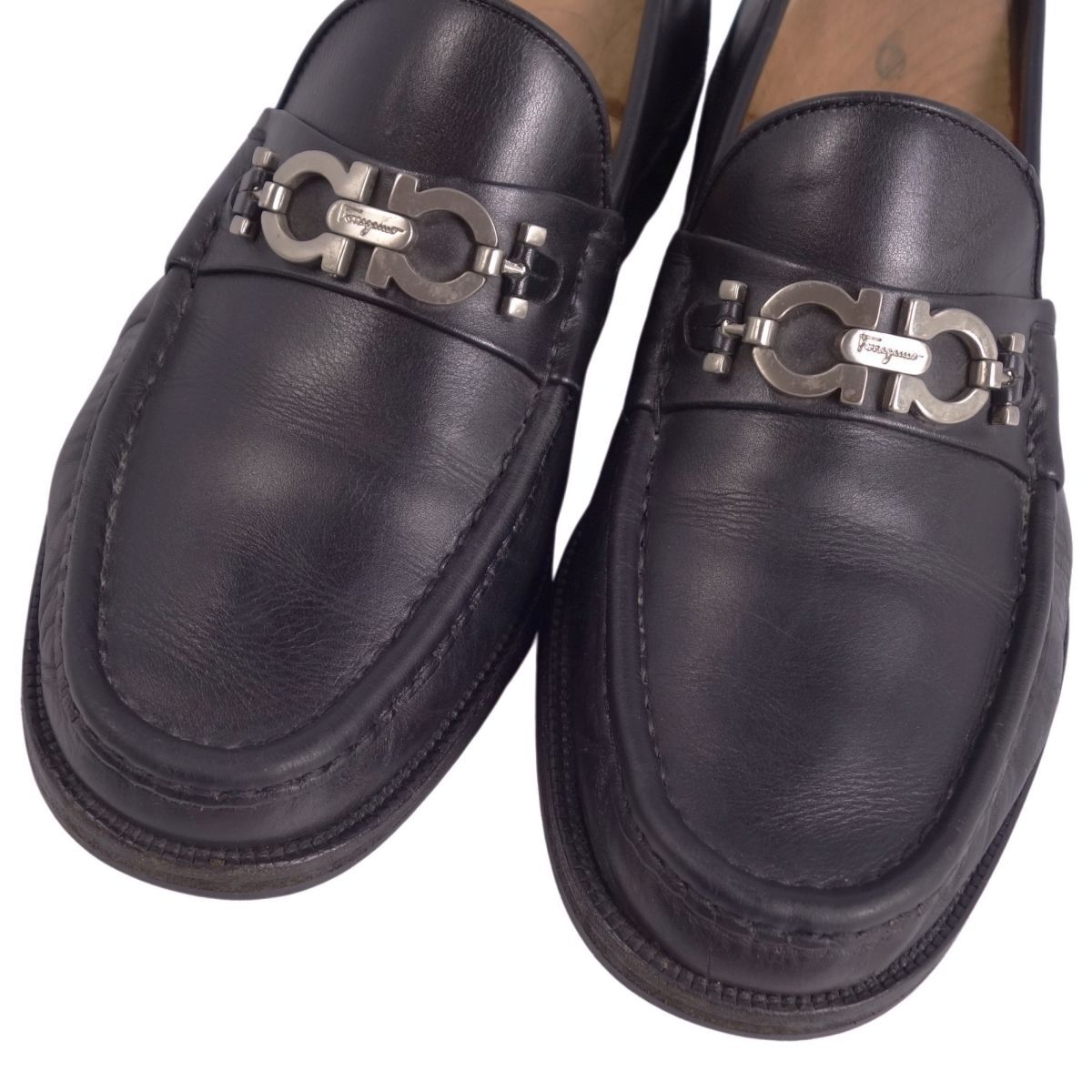  Salvatore Ferragamo Salvatore Ferragamo Loafer мокасины gun chi-ni мужской 7.5EE(25.5cm) черный ce06mt-rm10e31419