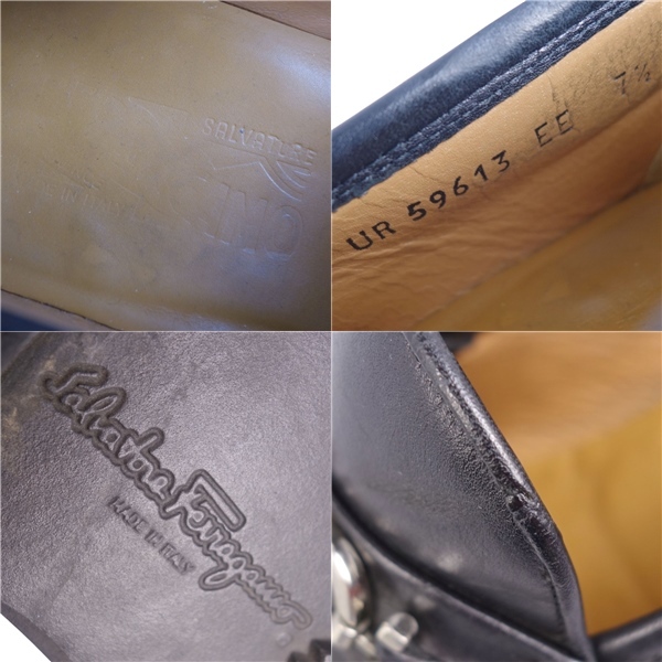  Salvatore Ferragamo Salvatore Ferragamo Loafer мокасины gun chi-ni мужской 7.5EE(25.5cm) черный ce06mt-rm10e31419