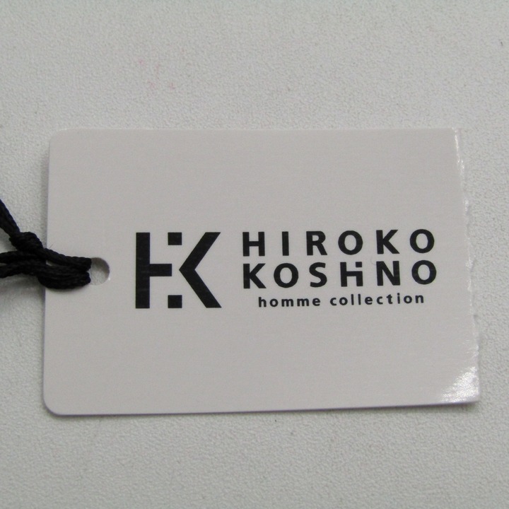 ヒロココシノ ブランド ネクタイ チェック柄 ドット柄 未使用品タグ付 PO メンズ ブルー HIROKO KOSHINO_画像6