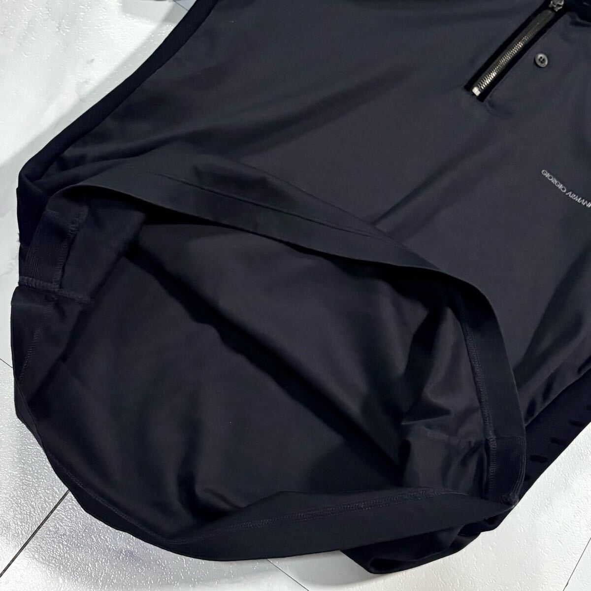 極美品　XL　最高級　ジョルジオアルマーニ　半袖　シャツ　麻100%　バイカラー 三越伊勢丹 | GIORGIO ARMANI/ジョルジオ アルマーニ_Men通販