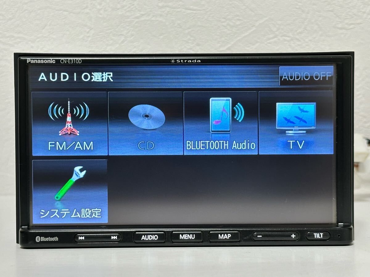 Panasonic パナソニック カーナビ CN-E310D ストラーダ★地図データ2018年版★ワンセグTV/CD/AM/FM/Bluetooth/SD