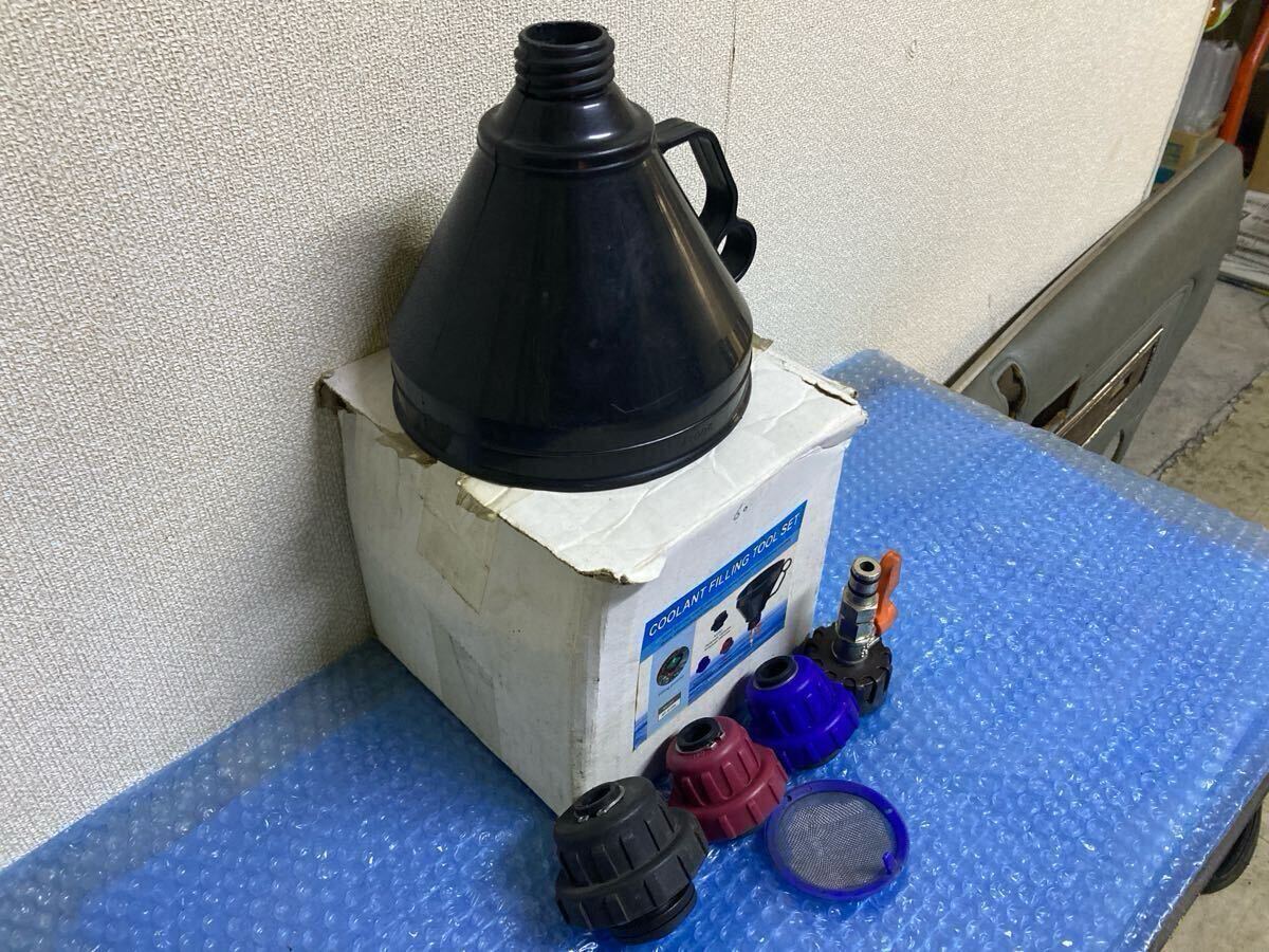 ラジエター クーラント エアー抜き ツールセット 国産車 アメ車 ヨーロッパ車 アダプタ アタッチメント キット 工具 日本車 外車 RT-919K_画像3