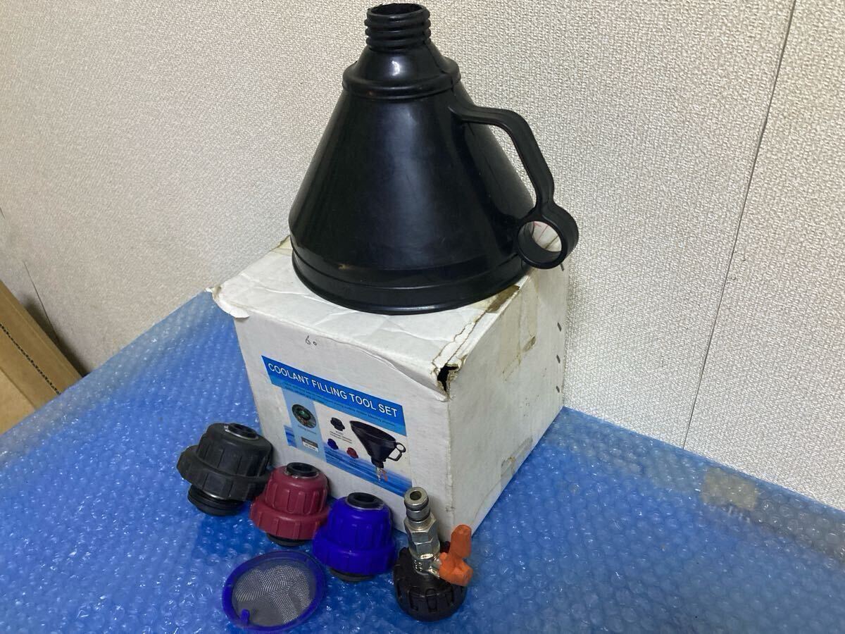 ラジエター クーラント エアー抜き ツールセット 国産車 アメ車 ヨーロッパ車 アダプタ アタッチメント キット 工具 日本車 外車 RT-919K_画像4