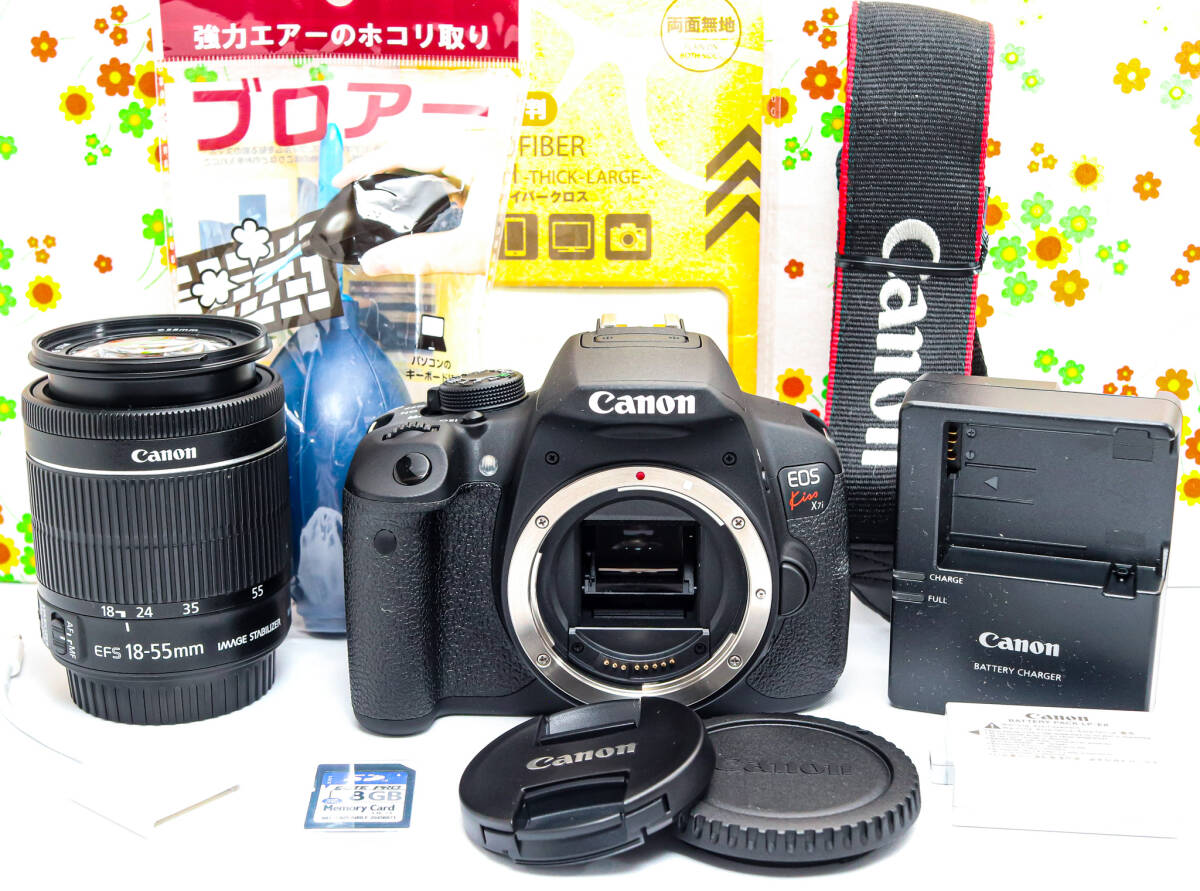 Canon - 美品 Canon EOS Kiss X7i☆高性能映像機能！☆スマホに転送☆ 美品 Canon kiss x7❤高性能レンズ❤スマホに転送♪❤超