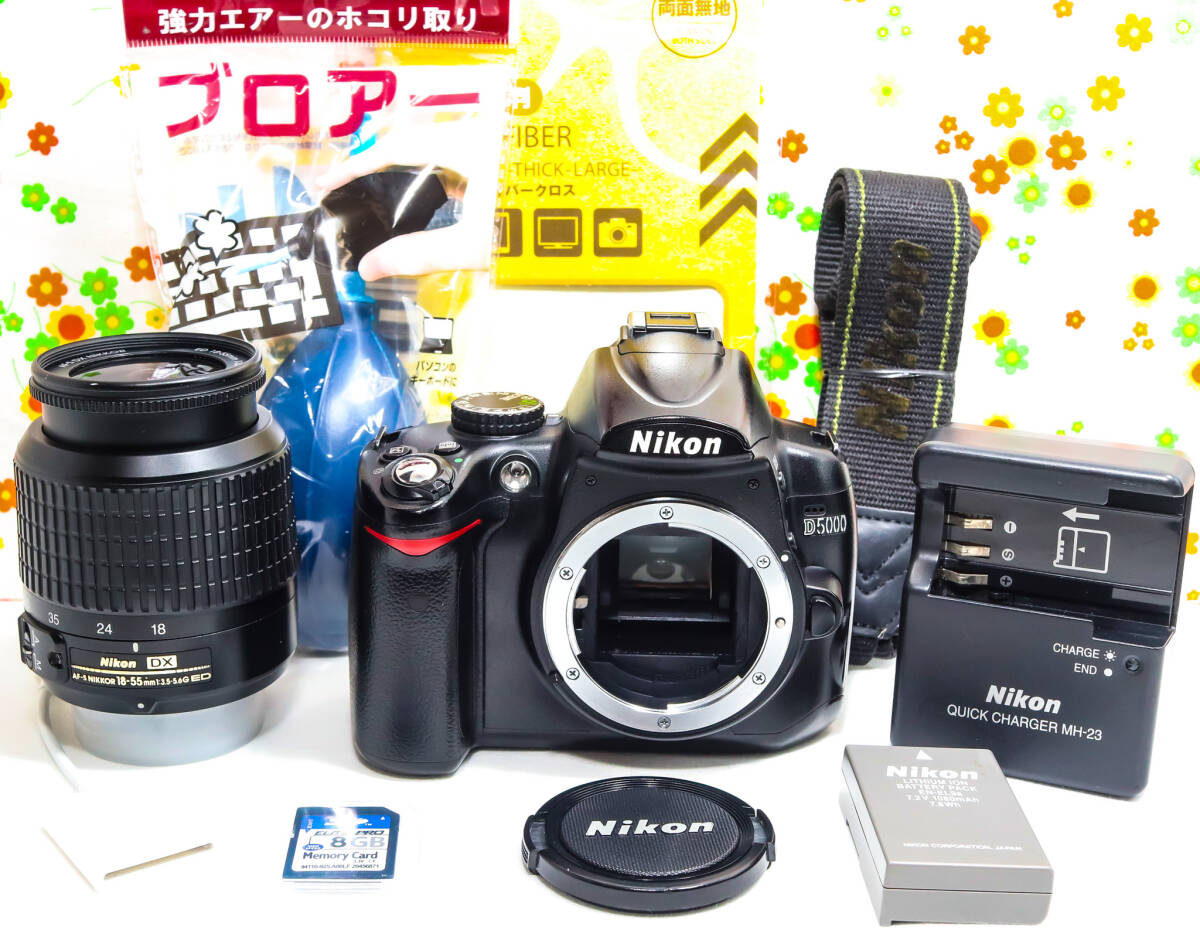 ニコン Nikon D5000☆動画撮影☆スマホに送れる！☆デジタル一眼レフ