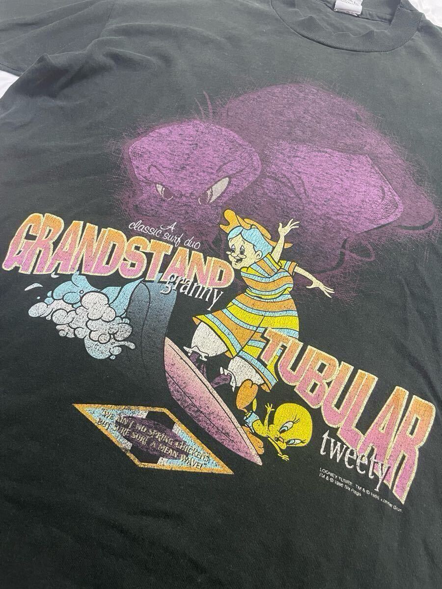 LOONEY TUNES TWEETY レーシングジャケット 黒 ピンク M LOONEY TUNES TWEETY レーシングジャケット 黒 ピンク M LOONEY