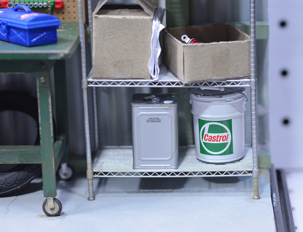 1/12　オイル缶(ペール缶)　3Dプリンタ出力未塗装パーツ　工具　ジオラマ　ガレージ　ミニチュア　2_画像4