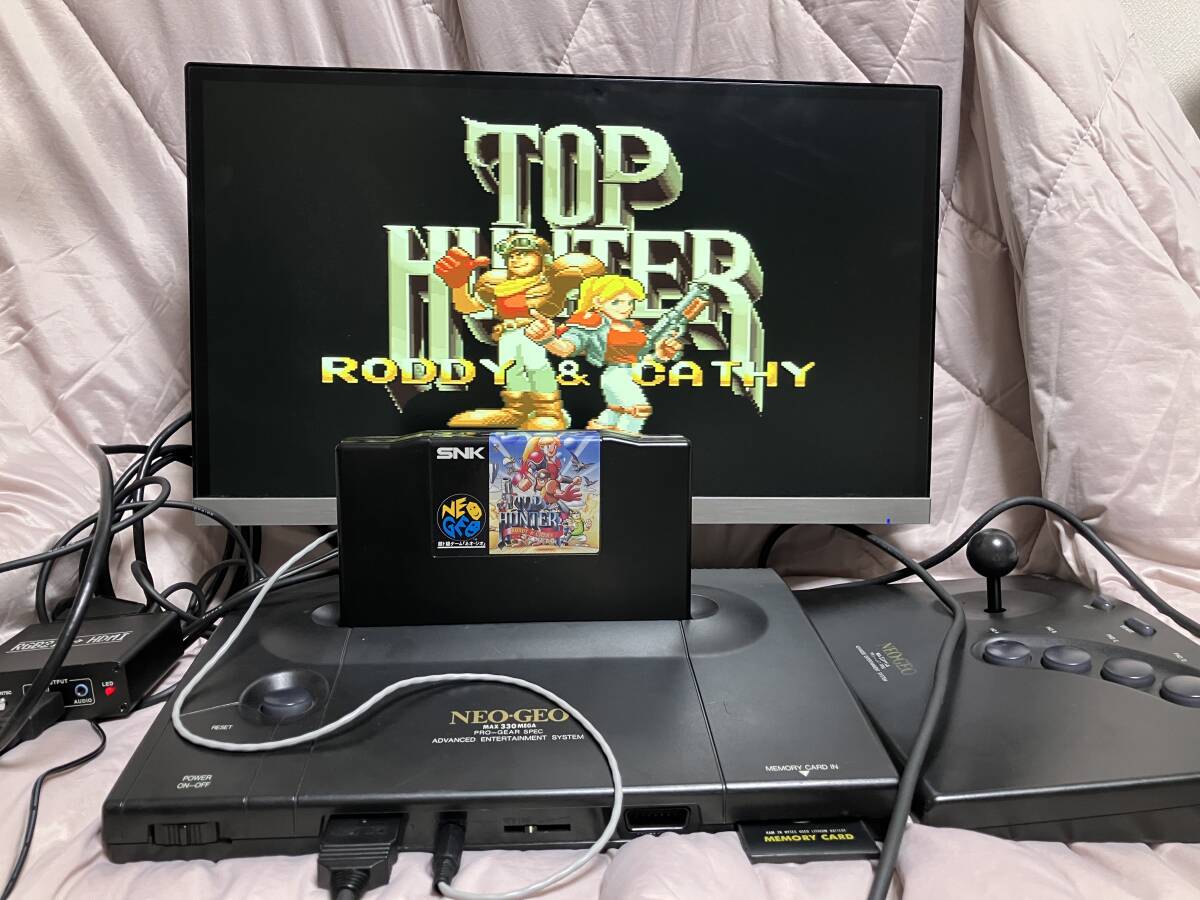 NEO-GEOCD ソフト　トップハンター トップハンター ロディー&キャシー｜ネオジオCD (NCD)｜SNK
