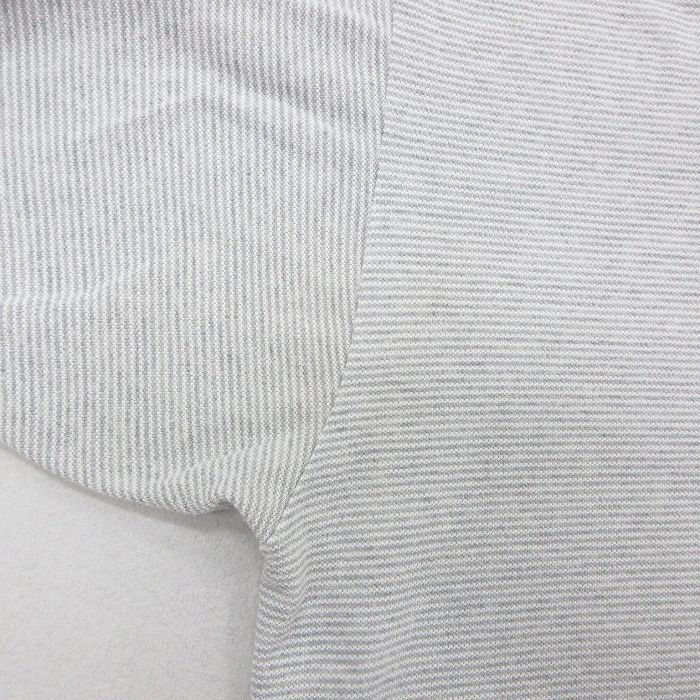 XL/古着 半袖 ポロ シャツ メンズ 00s NFL グリーンベイパッカーズ 大きいサイズ グレー他 ボーダー アメフト スーパーボウル 25jul02 中古_画像6