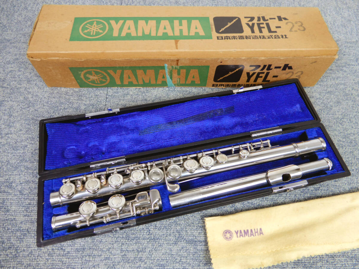 ラ*ン様 ジャンク品 YAMAHA ヤマハ YFL-211S YFL-23 Eメ YAMAHA ◇ ヤマハ フルート YFL-23 Eメカ搭載 美品 ◇ ケース