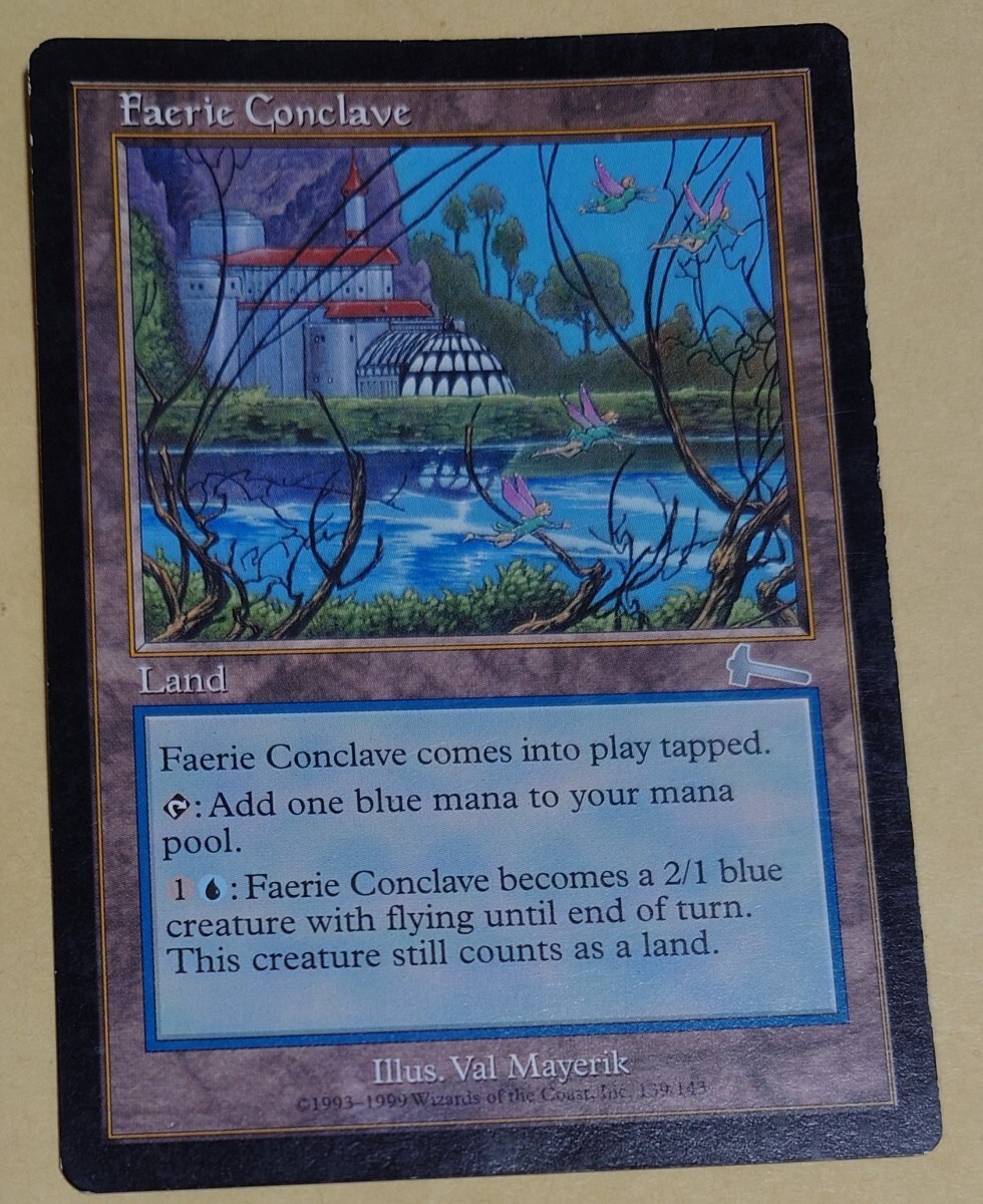 MTG★フェアリーの集会場/Faerie Conclave☆ウルザズ・レガシー★英語版_画像1