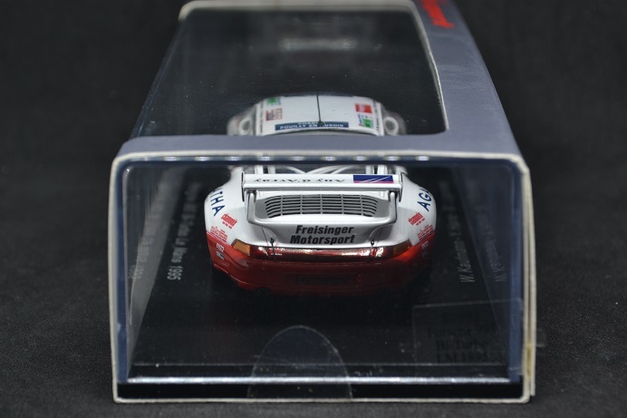 SPARK 1/43 Porsche 993 Bi-Turbo Le Mans 1995 スパーク ポルシェ ル・マン 24時間 Kaufmann Hane Ligonnet 羽根 絶版モデル_画像9