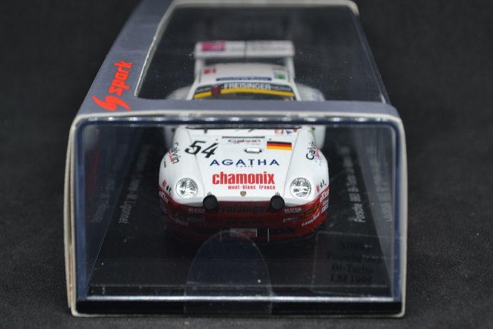 SPARK 1/43 Porsche 993 Bi-Turbo Le Mans 1995 スパーク ポルシェ ル・マン 24時間 Kaufmann Hane Ligonnet 羽根 絶版モデル_画像7