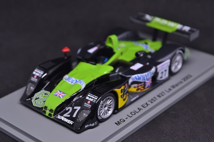 SPARK 1/43 MG - LOLA EX 257 No.27 LE MANS 2002 スパーク ローラ ル・マン 24時間 HOT WHEELS ホットウィール 絶版 希少 レア_画像1