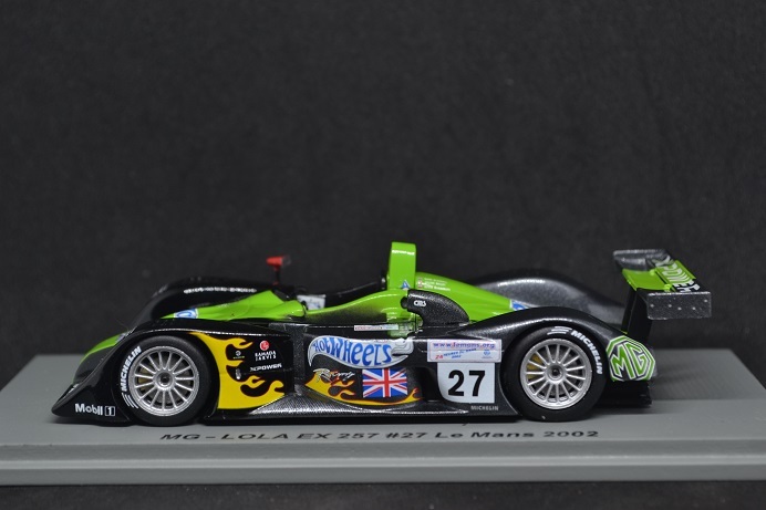 SPARK 1/43 MG - LOLA EX 257 No.27 LE MANS 2002 スパーク ローラ ル・マン 24時間 HOT WHEELS ホットウィール 絶版 希少 レア_画像2