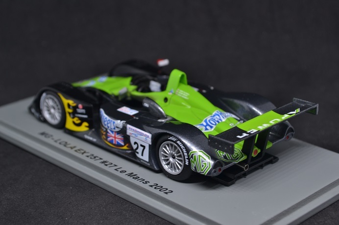 SPARK 1/43 MG - LOLA EX 257 No.27 LE MANS 2002 スパーク ローラ ル・マン 24時間 HOT WHEELS ホットウィール 絶版 希少 レア_画像3