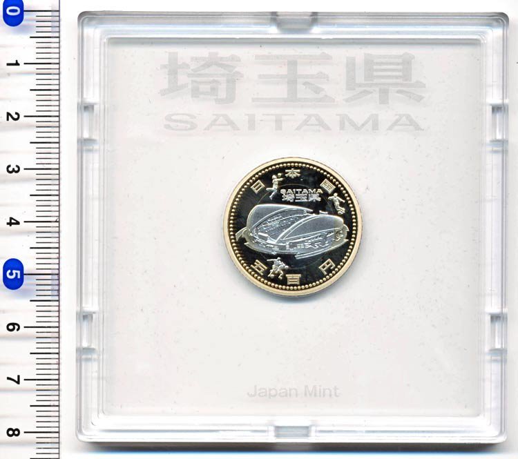 [ храм остров монета ] 500 иен bai цвет *k Lad деньги комплект устойчивый одиночный комплект [ Saitama префектура ]