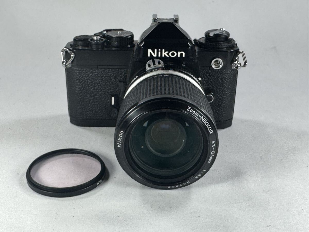 【ジャンク品】 Nikon FE/Ai Zoom/NIKKOR43-86mm f3.5 ニコン フィルムカメラ
