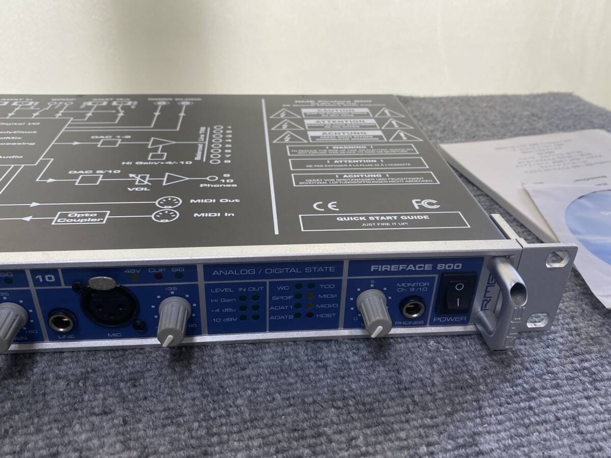 ジャンク RME FIREFACE 800 オーディオインターフェース