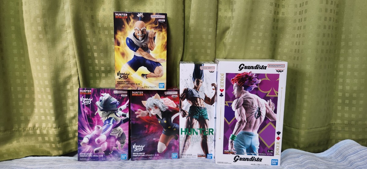 HUNTER×HUNTER ヒソカ ゴン ネテロ カイト プライズフィギュア フィギュア HUNTER×HUNTER プライズ レア物 ゴンさん ヒソカ