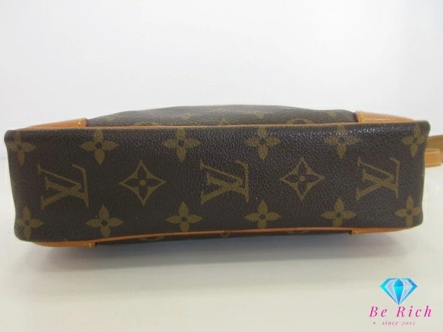 ルイ ヴィトン トロカデロ 24 M51276 モノグラム 茶 PVC レザー ロゴ ショルダーバッグ LOUIS VUITTON 【中古】【送料無料】 bk9985_画像3