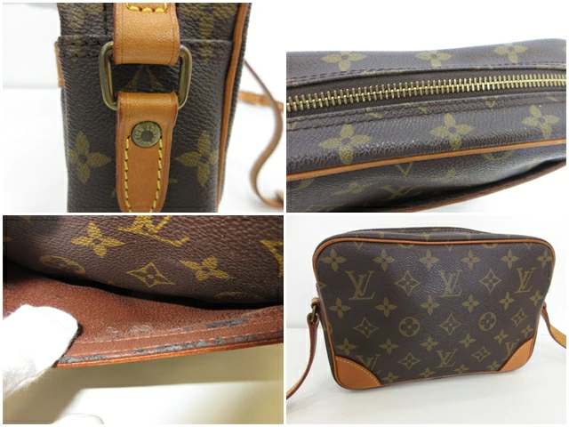 ルイ ヴィトン トロカデロ 24 M51276 モノグラム 茶 PVC レザー ロゴ ショルダーバッグ LOUIS VUITTON 【中古】【送料無料】 bk9985_画像5