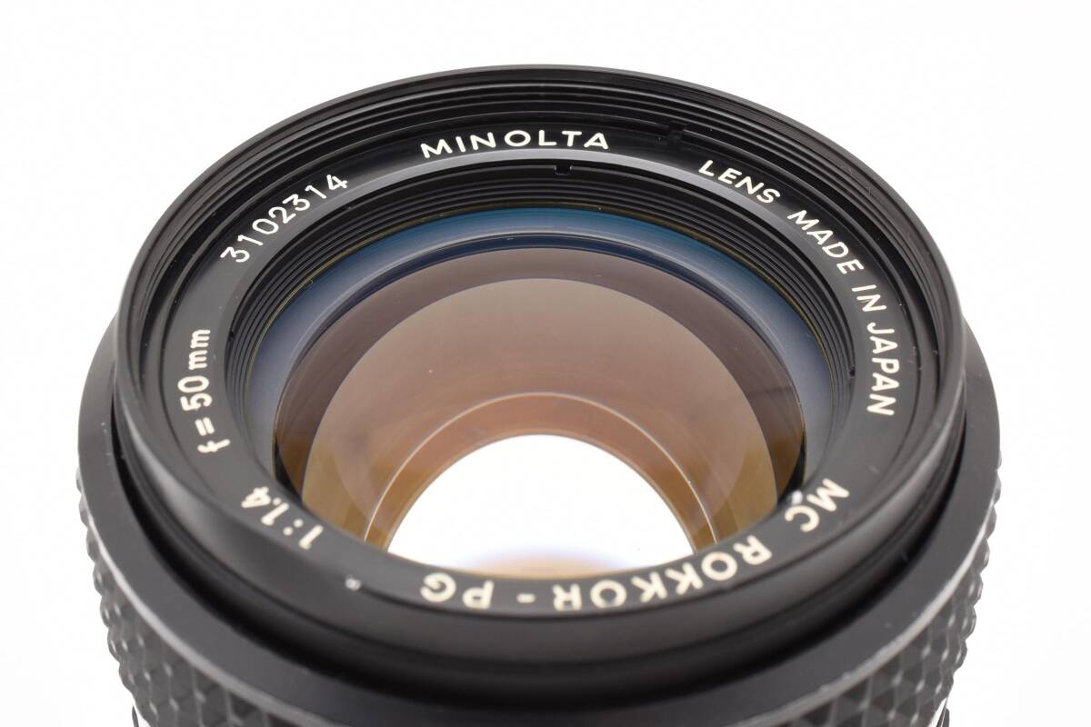 ミノルタ MC ロッコール PG 50mm f1.4 カメラレンズ Minolta 437_画像10