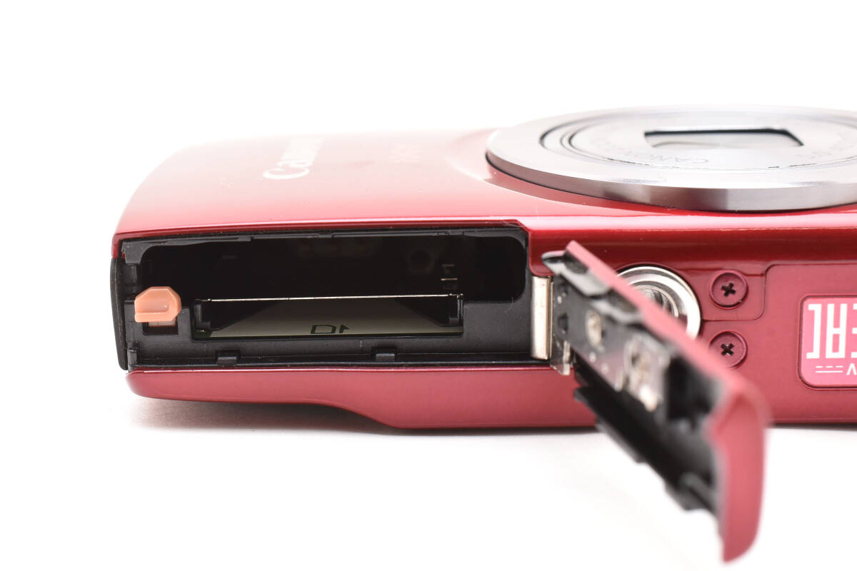 超美品 Canon IXY 160 コンパクトデジタルカメラ レッド SDカード付き キヤノン 940