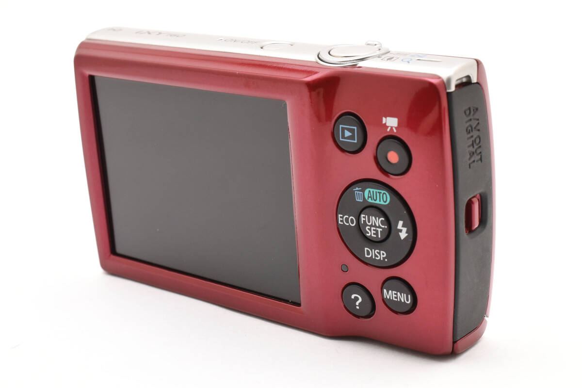 超美品 Canon IXY 160 コンパクトデジタルカメラ レッド SDカード付き キヤノン 940