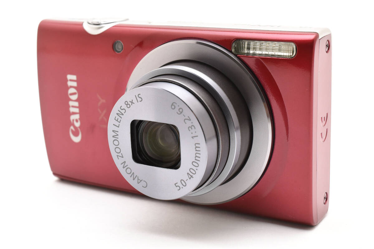 超美品 Canon IXY 160 コンパクトデジタルカメラ レッド SDカード付き キヤノン 940