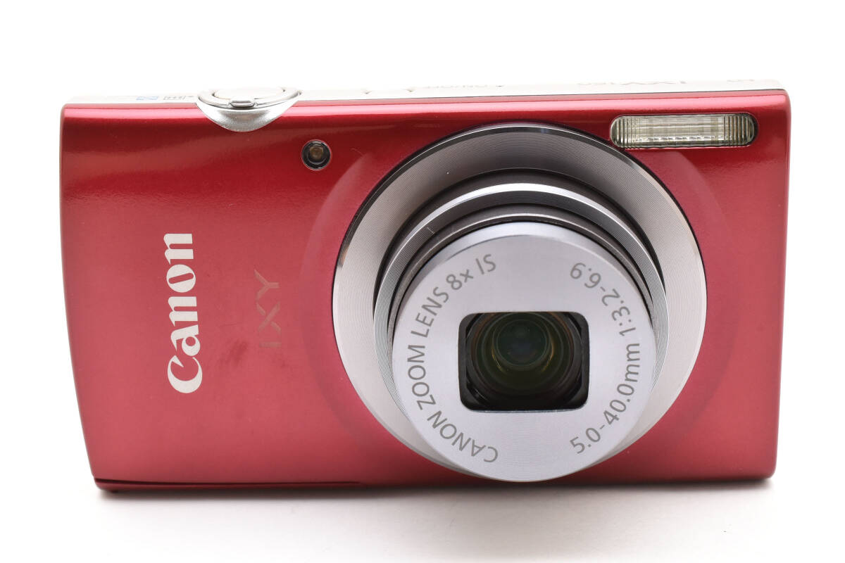 超美品 Canon IXY 160 コンパクトデジタルカメラ レッド SDカード付き キヤノン 940
