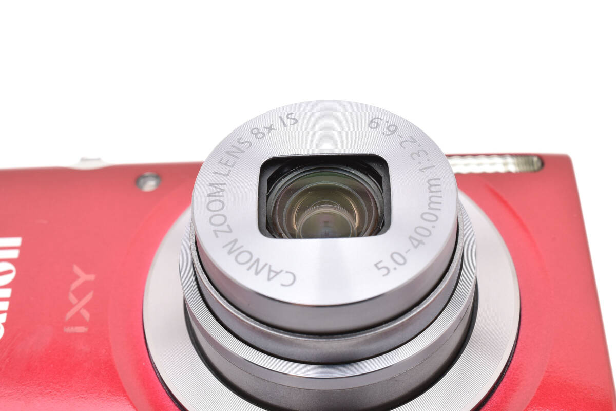 超美品 Canon IXY 160 コンパクトデジタルカメラ レッド SDカード付き キヤノン 940