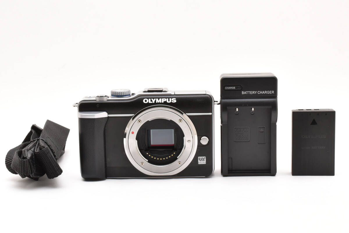 オリンパス ペン E-PL1 ミラーレスデジタルカメラボディ シャッター回?cái)?shù)541 ブラック Olympus 973