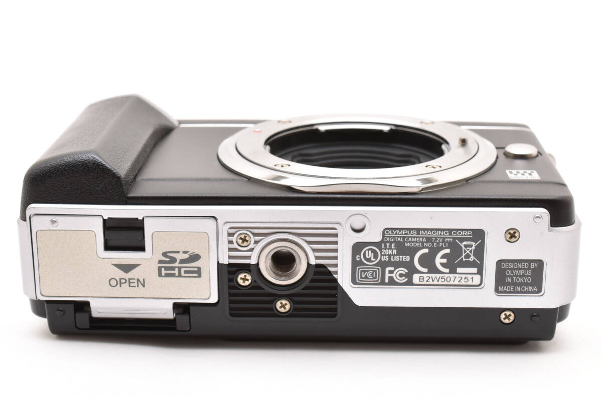 オリンパス ペン E-PL1 ミラーレスデジタルカメラボディ シャッター回?cái)?shù)541 ブラック Olympus 973