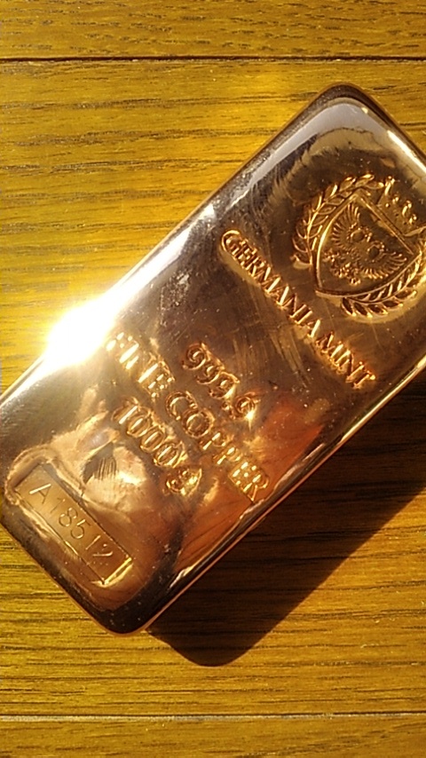 送料無料】箱付き ゲルマニアミント社 双頭の鷲 純銅 カッパー 銅