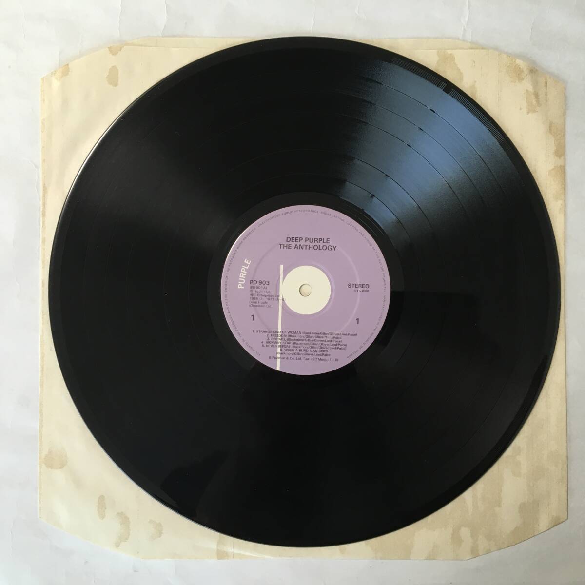 DEEP PURPLE ANTHOLOGY アイルランド盤_画像5